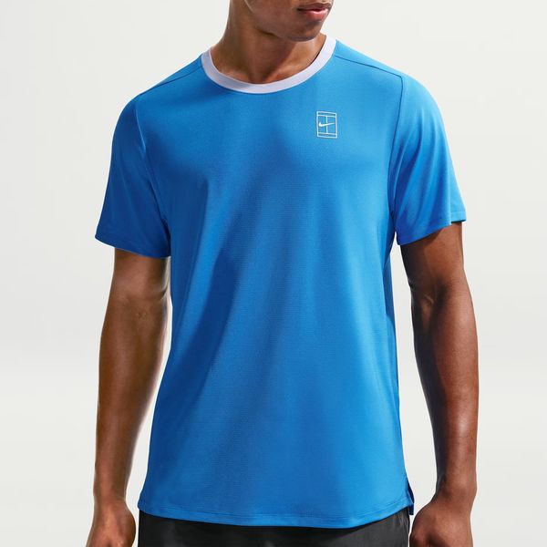 NikeCourt Advantage Dri-FIT Tennis Top - Hydrogen Blue