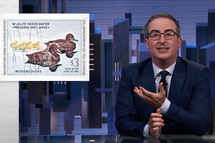 John Oliver s Duck Stamp Con Won Late Night This Week