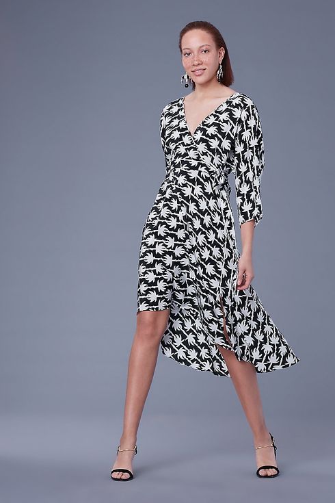 dvf eloise asymmetric dress