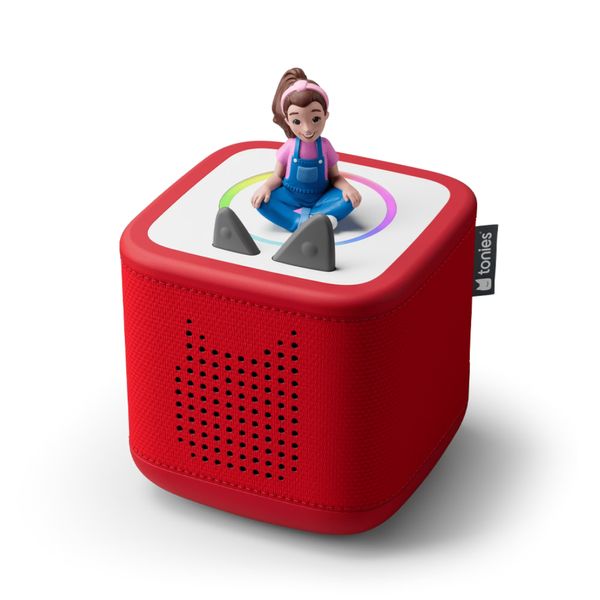 Toniebox 2 Audio Player Bundle for Kids 1+ with Ms. Rachel - Sunset Red