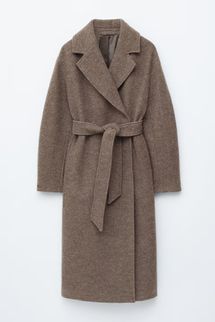& Other Stories Volumnious Belted Wool Coat