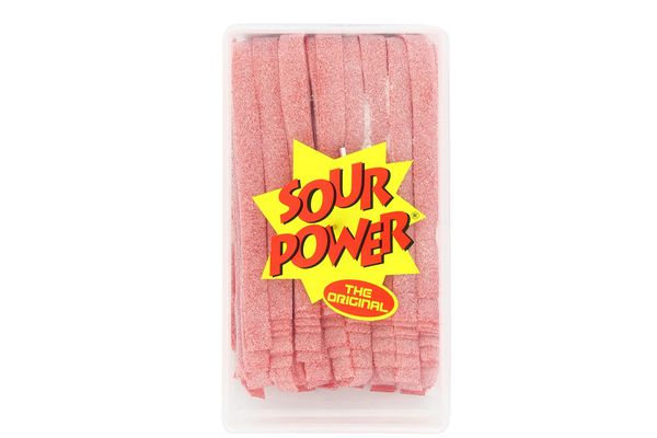 One Pound of Sour Power Strawberry Belts