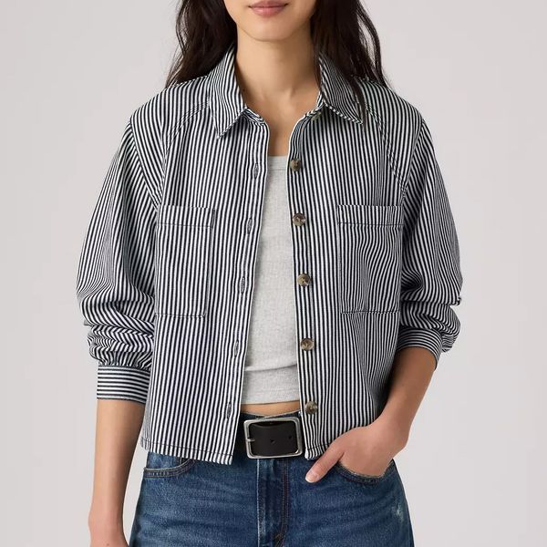 Levi's Tini Long-Sleeve Utility Button Down Shirt