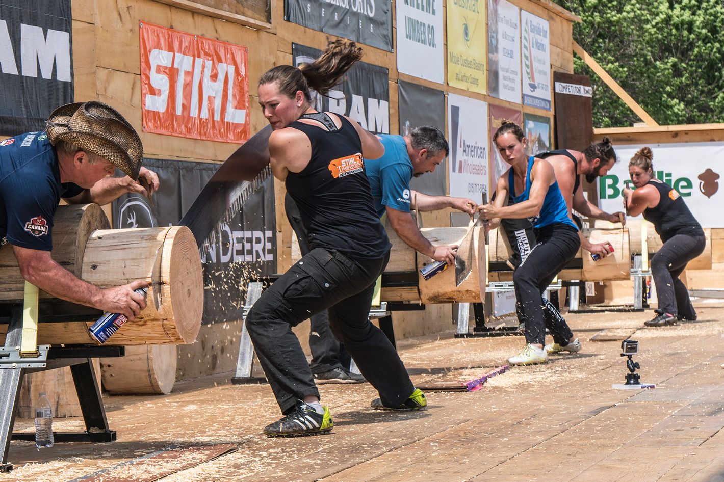 Five Hours in New York With STIHL Timbersports Lumberjills
