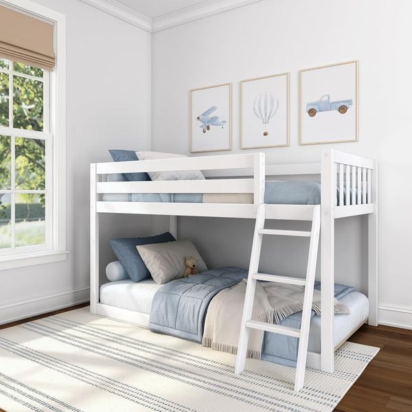 Max & Lily Fundamental Twin Low Bunk Bed