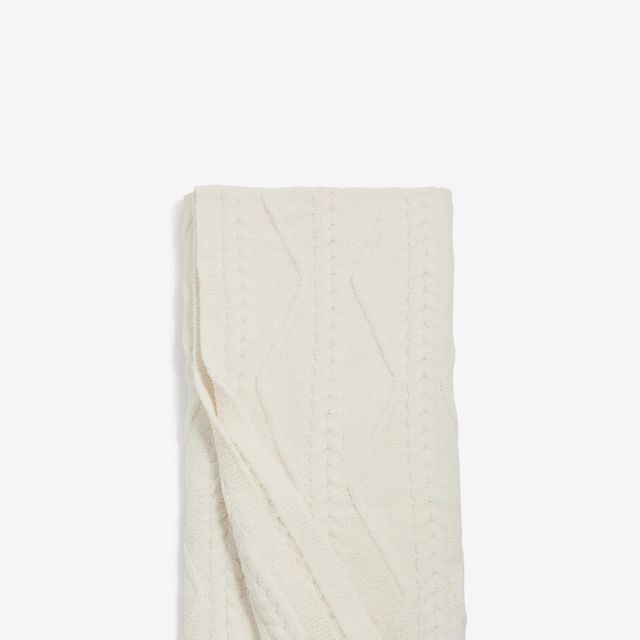 Barefoot Dreams CozyChic Fisherman Cable Throw