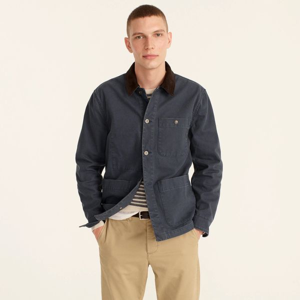 Wallace & Barnes Chore Jacket with Corduroy Collar