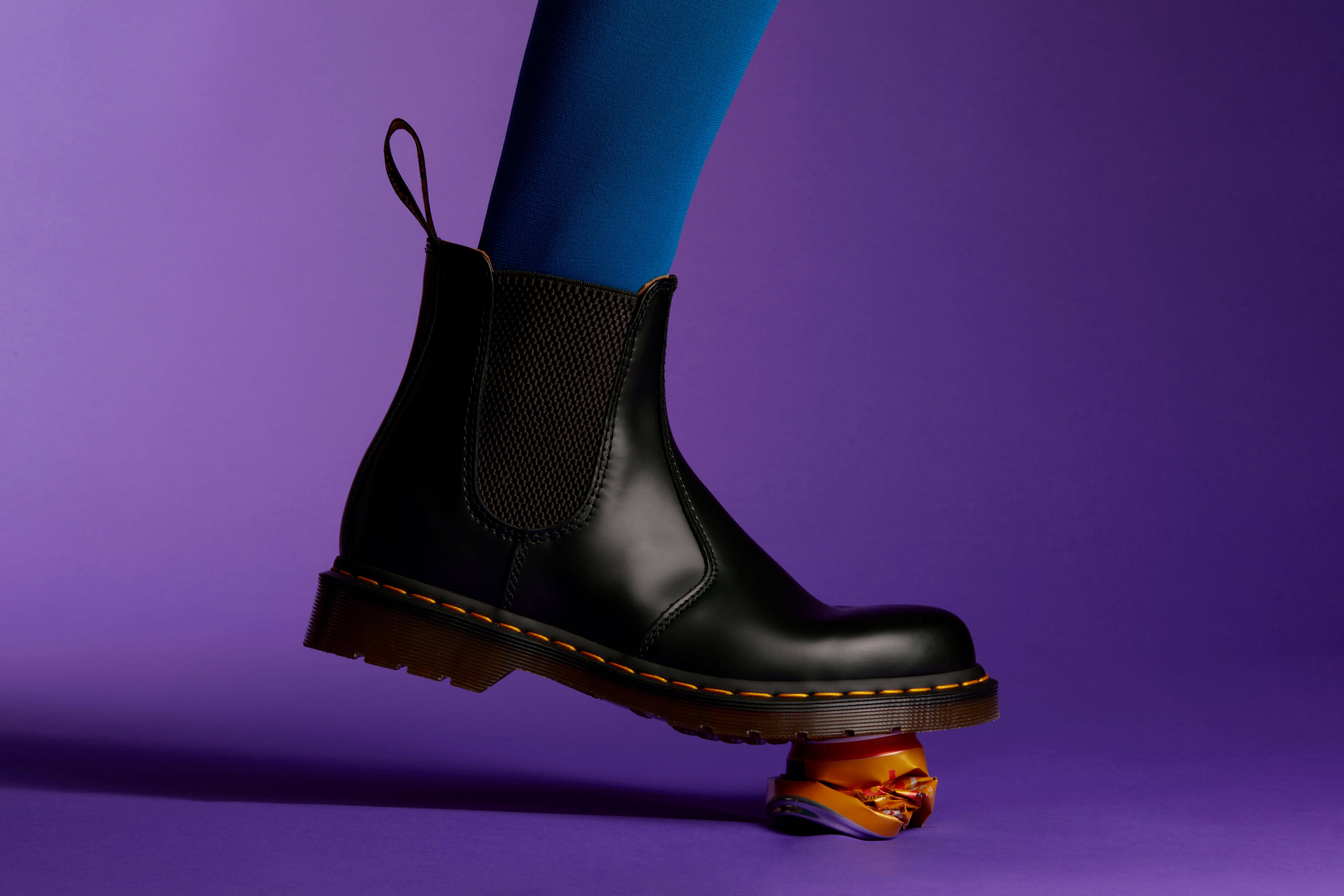 Black Leather Formal Ankle Zipped Chelsea Boots