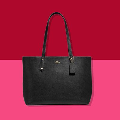 Coach Central Tote With Zip in Black on Sale 2019