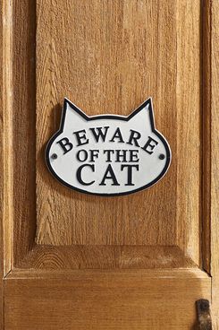 ‘Beware of the Cat’ Sign