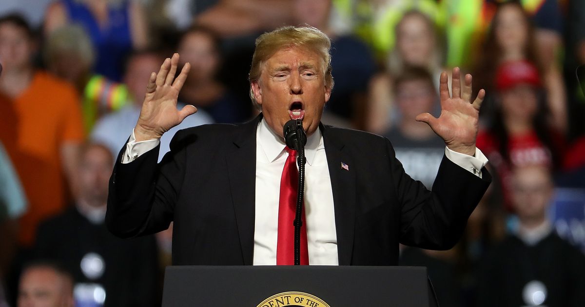 Trump Attacks MeToo Movement In Unhinged Rally Tirade