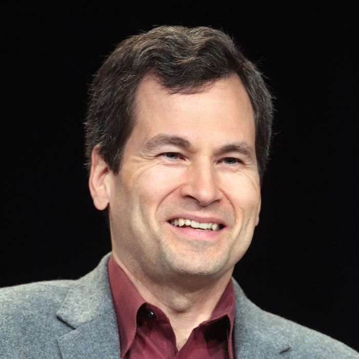 Host David Pogue speaks onstage during the NOVA