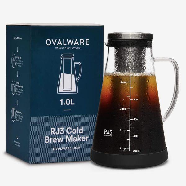 Ovalware RJ3 Cold Brew Maker and Tea Infuser