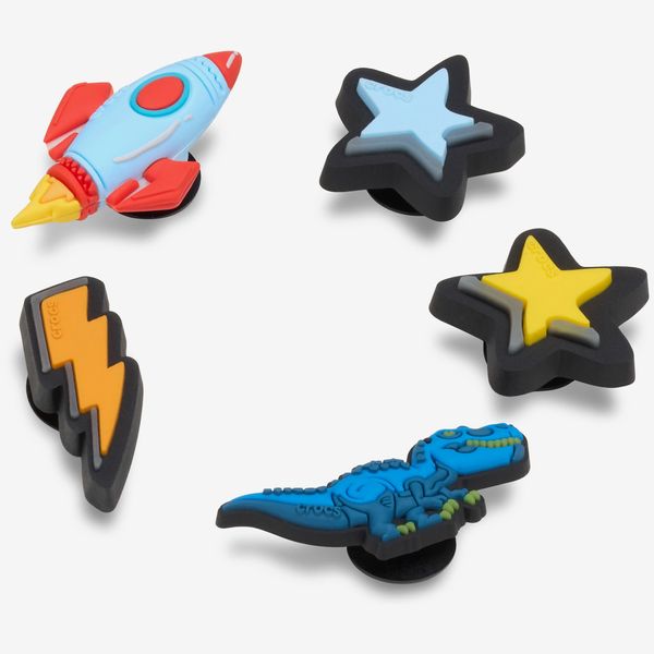 Crocs Assorted 5-Pack Rex & Rockets Jibbitz Shoe Charms