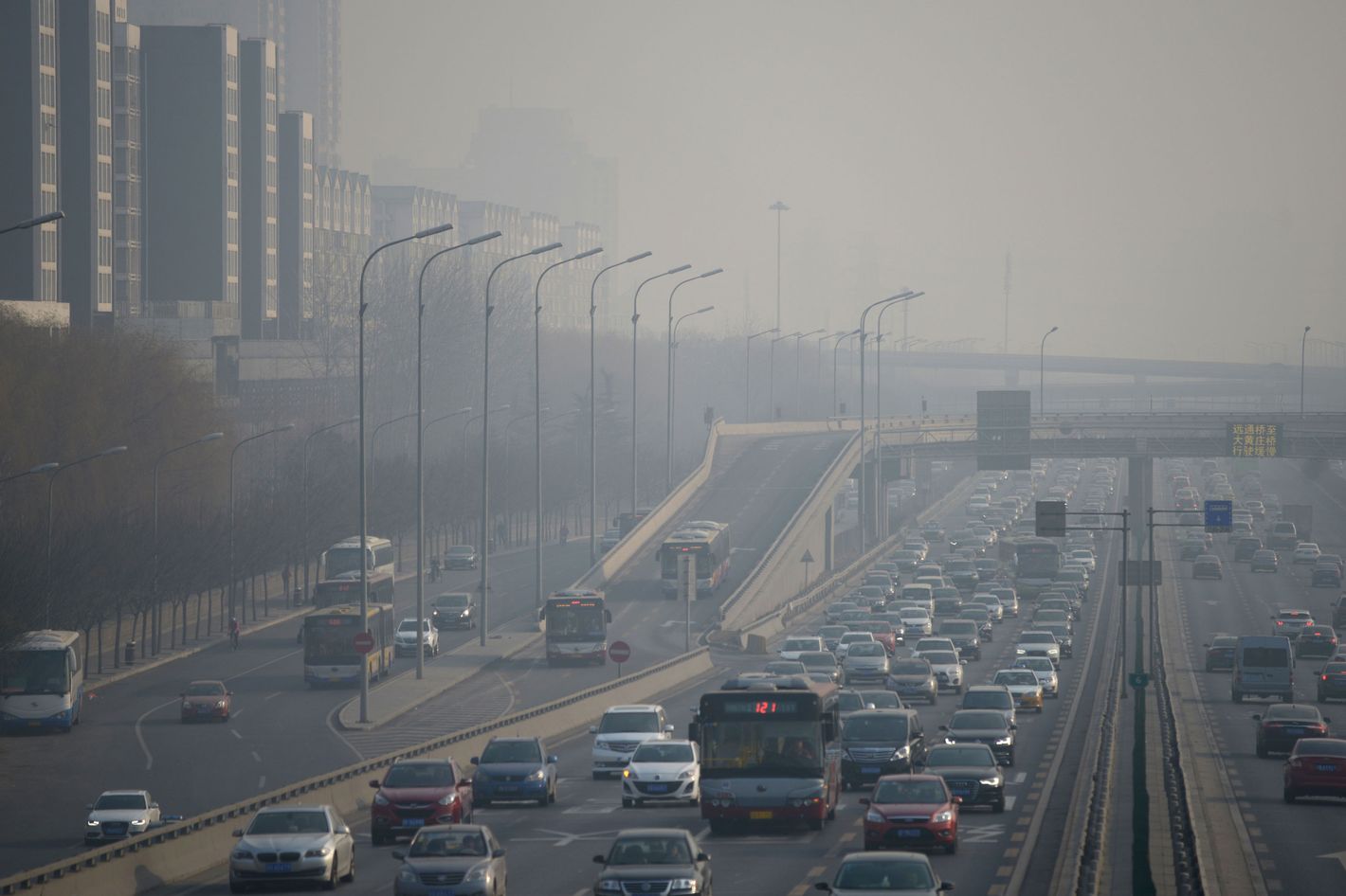 Here’s What It Looks Like in Beijing During a Three-Day Smog Alert