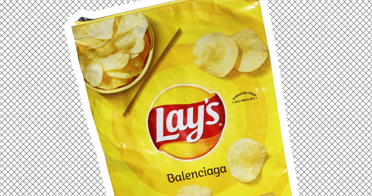 Balenciaga $1,800 purse looks like a Lay's potato chip bag