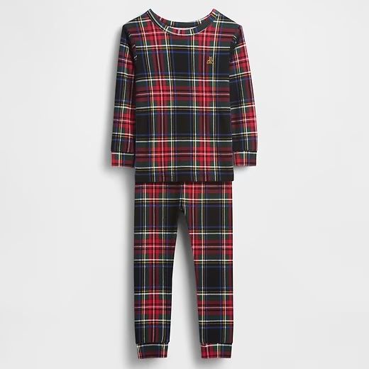 Gap Kids Organic Brushed Cotton Holiday PJ Set