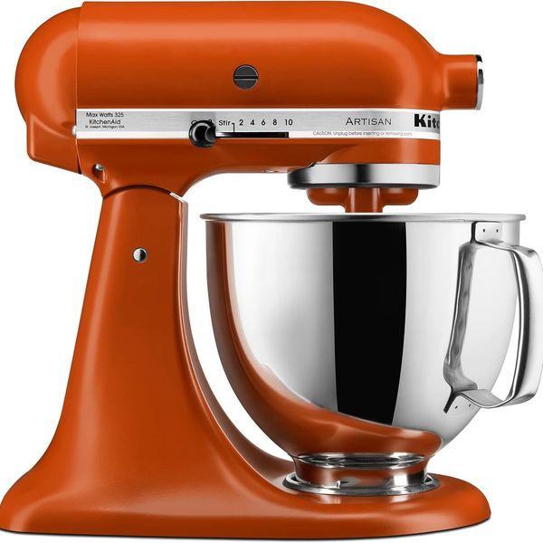 KitchenAid Artisan, 5-Qt Tilt Head Stand Mixer, KSM150PS, Scorched Orange