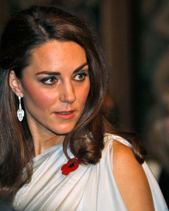Kate's likely expression when told she'd need FIVE outfits a day.