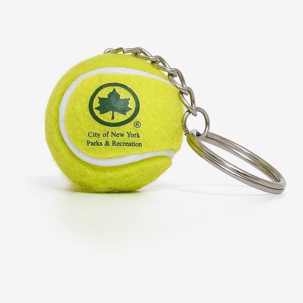 Only NY NYC Parks Tennis Ball Keychain