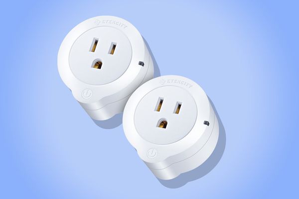 Etekcity WiFi Smart Plug Mini Outlet With Energy Monitoring (2 Pack)