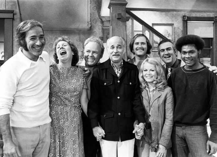 On the set with Bunkers and friends.