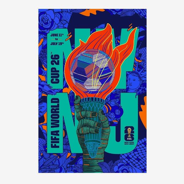 FIFA World Cup 2026 New York New Jersey Host City Poster