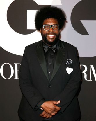 HOLLYWOOD, CA - FEBRUARY 08: Recording artist Questlove attends GQ and Giorgio Armani Grammys After Party at Hollywood Athletic Club on February 8, 2015 in Hollywood, California. (Photo by Joe Scarnici/Getty Images for GQ)