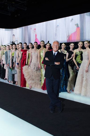 Giorgio Armani Celebrated His 40th Fashion Anniversary Last Night