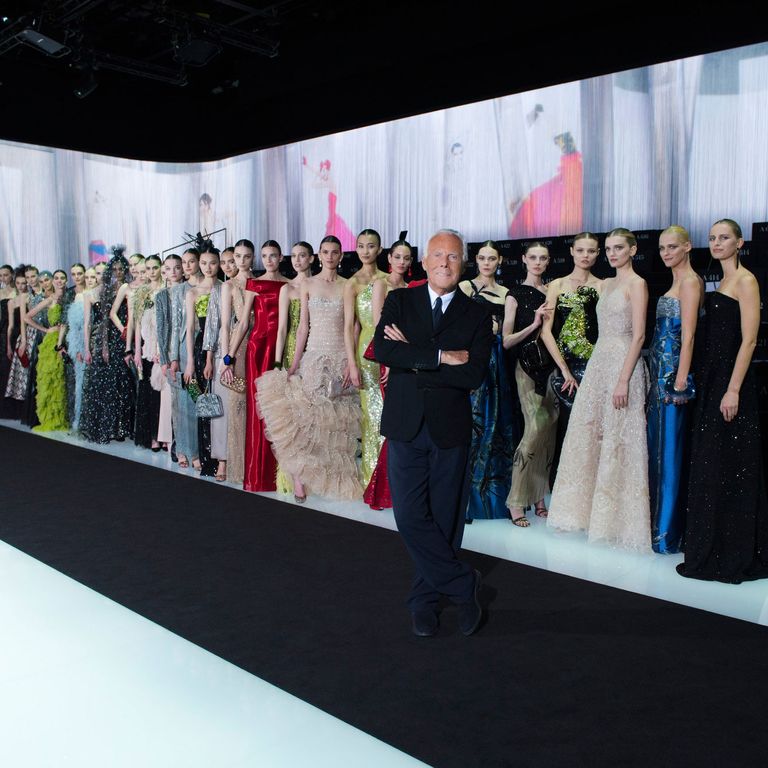 Giorgio Armani Celebrated His 40th Fashion Anniversary Last Night
