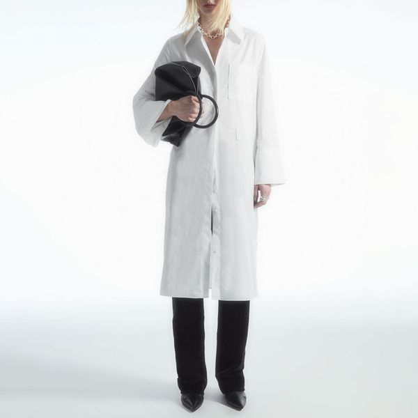 Cos Deconstructed Midi Shirt Dress