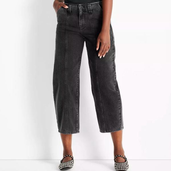 Target Women's Mid-Rise Barrel Leg Jeans - Future Collective