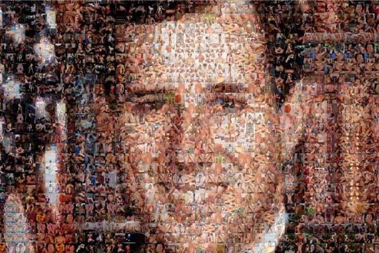 540px x 360px - Someone, Probably Satan, Made a Portrait of Rick Santorum Out of Gay Porn