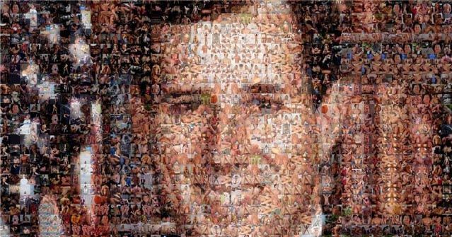 Colonial Gay Porn - Someone, Probably Satan, Made a Portrait of Rick Santorum Out of Gay Porn