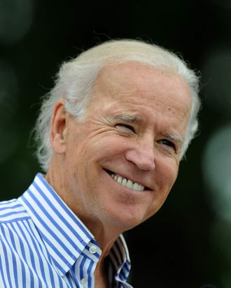 U.S. Vice President Joe Biden speaks at the 36th Annual Harkin Steak Fry on September 15, 2013 in Indianola, Iowa. Sen. Harkin's Democratic fundraiser is one of the largest in Iowa each year. 