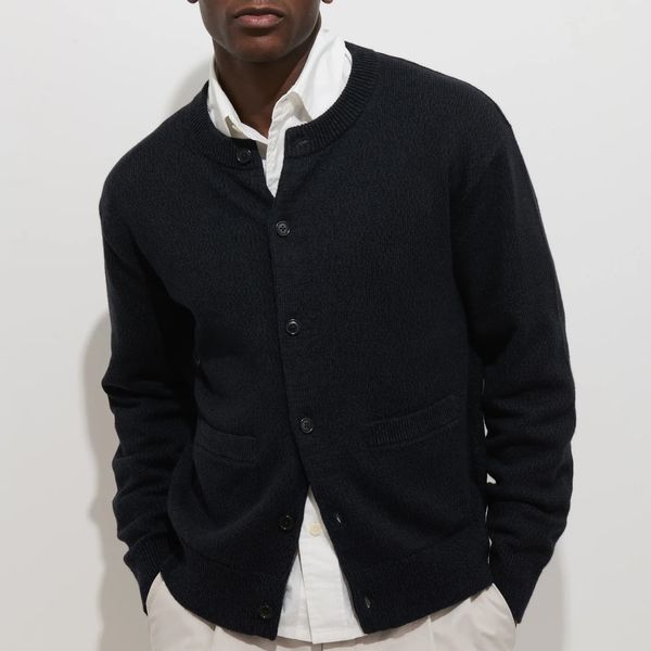 Alex Mill Aaron Marled Cardigan in Cotton Linen