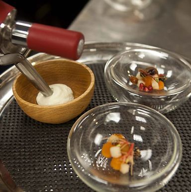 大麦泡沫的水果。