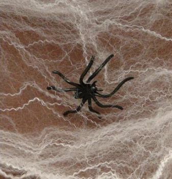 Fun Express Halloween Spider Webs Spiderwebs With Plastic Spiders, 12 Packs