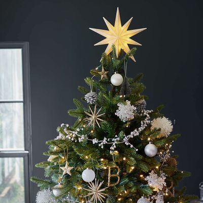  Gold Christmas Tree Topper Modern Tree Topper White