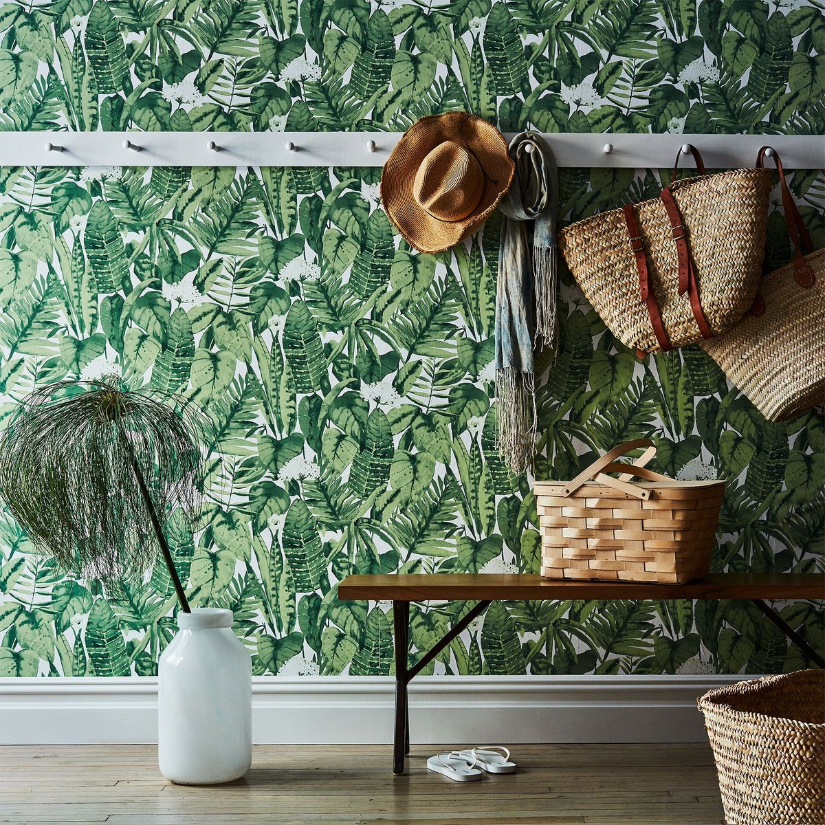 Jungle Tropical Wallpaper Peel and StickRemovable Wallpaper  eBay