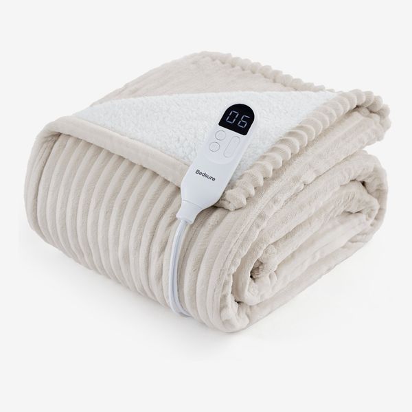 Bedsure Ribbed Heated Blanket