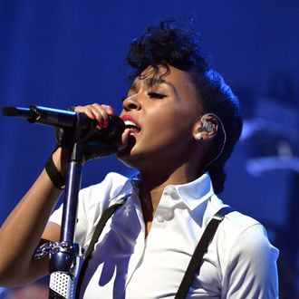 Clear Channel presents an exclusive performance with Janelle Monae as part of the iHeartRadio Live series at the iHeartRadio Theater on March 25, 2014 in Burbank, California. 