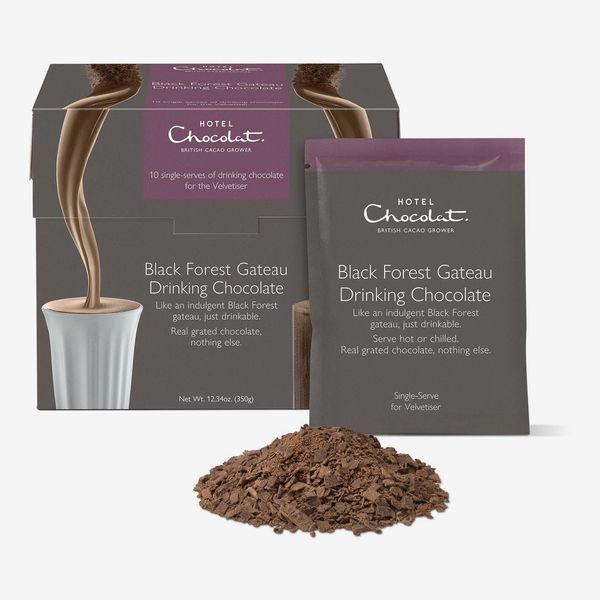 Hotel Chocolat Black Forest Gateau Hot Chocolate Flakes