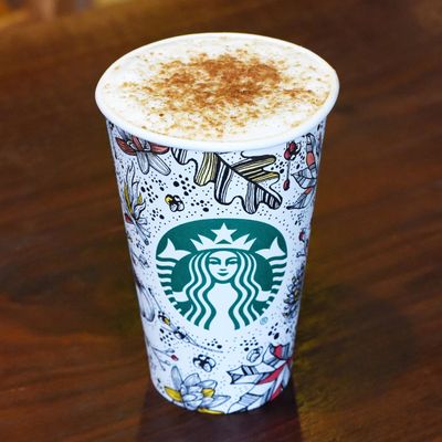 The drink debuts in Starbucks' new fall-themed cups.