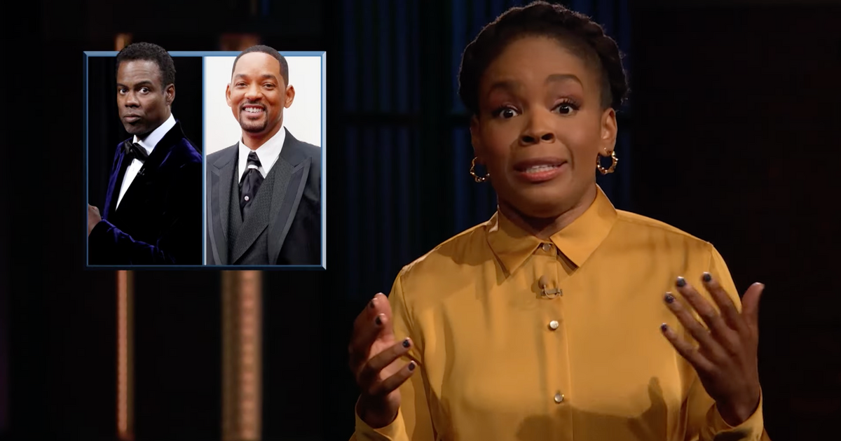 [WATCH] Amber Ruffin Recaps the 2022 Oscars for Seth Meyers