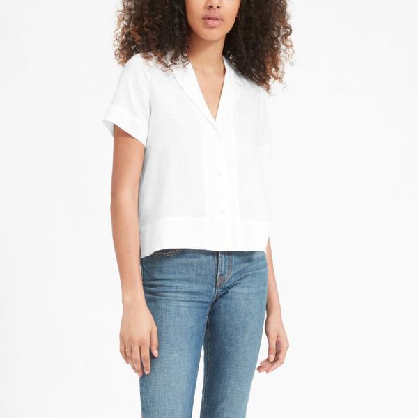 best women's no iron white shirt