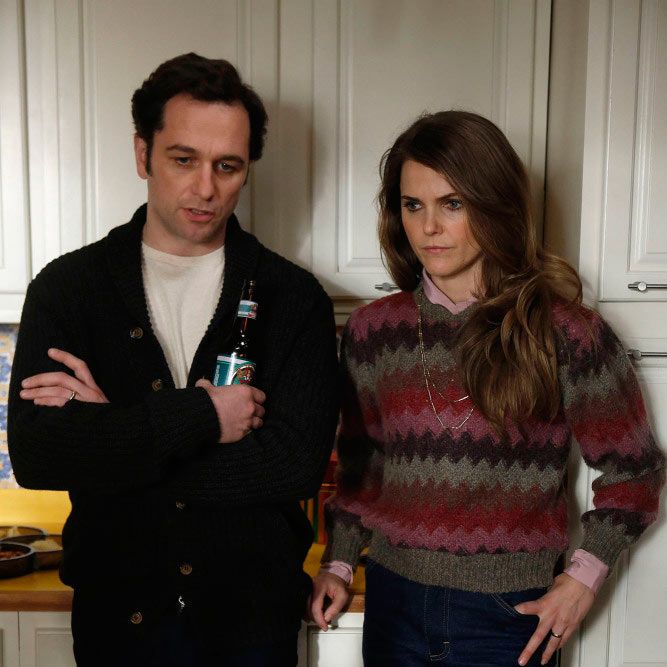 THE AMERICANS -- Safe House -- Episode 9 (Airs Wednesday, April 3, 10:00 pm e/p) -- Pictured: (L-R) Matthew Rhys as Philip Jennings, Keri Russell as Elizabeth Jennings.