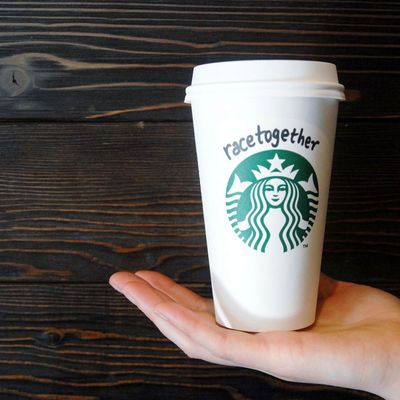 The Messed-Up Reason Starbucks Baristas Are Putting Stickers On