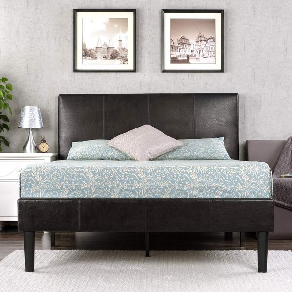 Featured image of post Wooden Bed Frame With Tall Headboard