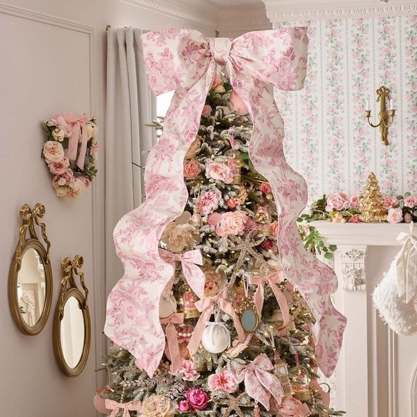 PB Teen LoveShackFancy Bow Tree Topper